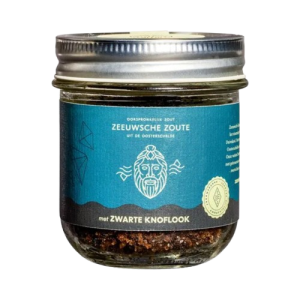 Zeeuwsche Zoute Zwarte Knoflook Glazen Pot 100 gram